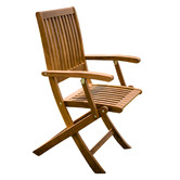 Q Furniture Jolie Acacia Wood Outdoor Foldable Chairs