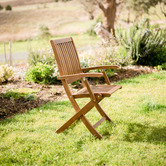 Q Furniture Jolie Acacia Wood Outdoor Foldable Chairs