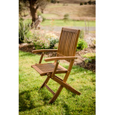 Q Furniture Jolie Acacia Wood Outdoor Foldable Chairs