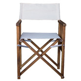 Q Furniture Remy Acacia Wood Outdoor Director&#039;s Chairs