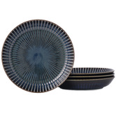 Japanese Collection Blue Sendan Midnight 22.5cm Japanese Porcelain Deep Plates