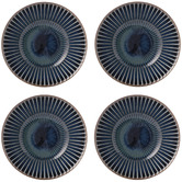 Japanese Collection Blue Sendan Midnight 17cm Japanese Porcelain Noodle Bowls