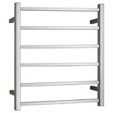 Marqu&eacute; 620 x 674mm 6 Bar Squared Heated Towel Rail