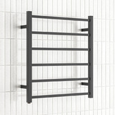 Marqu&eacute; 620 x 674mm 6 Bar Squared Heated Towel Rail