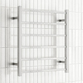 Marqu&eacute; 620 x 674mm 6 Bar Squared Heated Towel Rail