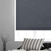 BAHA Sabra Charcoal Textured Blockout Roller Blind