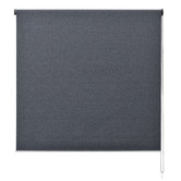 BAHA Sabra Charcoal Textured Blockout Roller Blind