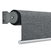 BAHA Nala Charcoal Textured Blockout Roller Blind
