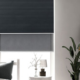 BAHA Hunter &amp; Misha Peppercorn Double Roller Blind