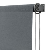 BAHA Misha Charcoal Sheer Roller Blind