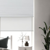 BAHA Hunter &amp; Misha White Double Roller Blind