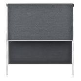 BAHA Nala &amp; Misha Charcoal Blockout Double Roller Blind