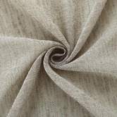 BAHA Sorrento Straw Sheer Eyelet Single Panel Curtain