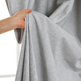 BAHA Marlo Cloud Blockout S-Fold Single Panel Curtain