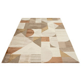 BAHA Laspi Geometric Power-Loomed Rug