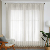 BAHA Sorrento Sheer Rod Pocket Single Panel Curtain