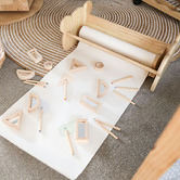 Bunnytickles Bunnytickles Kids&#039; 2-in-1 Book Rack &amp; Paper Roll Holder