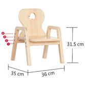 Bunnytickles Bunnytickles Kids&#039; Elephant 1 Drawer Table with Chair Set