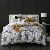 MM Linen Yellow Reine Cotton Quilt Cover Set