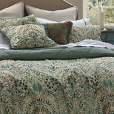 MM Linen Andora Cotton Sateen &amp; Linen Coverlet Set