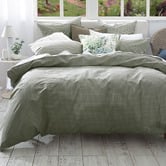 MM Linen Piccadilly Cotton Percale Quilt Cover Set
