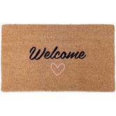 Door Mates Welcome with Love Coir Doormat