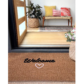 Door Mates Welcome with Love Coir Doormat