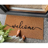 Door Mates Welcome Coir Doormat
