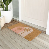 Door Mates Boho Palms Coir Doormat