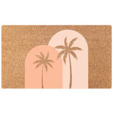 Door Mates Boho Palms Coir Doormat