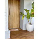 Door Mates Boho Palms Coir Doormat