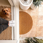 Door Mates Arch Impression Mate Coir Doormat