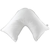 Benson Australia White Goose Feather &amp; Down Boomerang Body Pillow