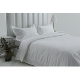Benson Australia White 1000TC Egyptian Cotton Sateen Quilt Cover Set