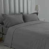Benson Australia Pewter 1000TC Egyptian Cotton Sateen Quilt Cover Set