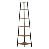 Evie Home Yllona Industrial Corner Shelf