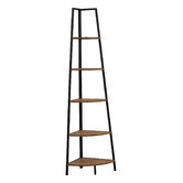 Evie Home Yllona Industrial Corner Shelf