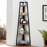 Evie Home Caesar Industrial Corner Shelf