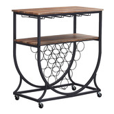 Evie Home Carter Industrial Bar Cart