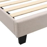 Evie Home Beige Jerson Upholstered Bed