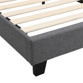 Evie Home Grey Jerson Upholstered Bed