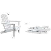 Evie Home Ehommate Outdoor Adirondack Chair