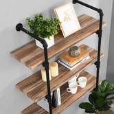 Evie Home Chalton 3 Tier Wall Shelf