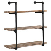 Evie Home Chalton 3 Tier Wall Shelf