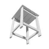 Evie Home Carmela Square Outdoor Side Table