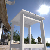 Evie Home Carmela Square Outdoor Side Table