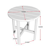 Evie Home Carmela Round Outdoor Side Table