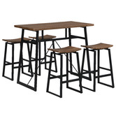 Evie Home 4 Seater Easton Bar Table Set