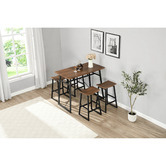 Evie Home 4 Seater Easton Bar Table Set