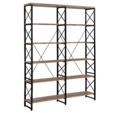 Evie Home Julian 6 Tier Bookcase